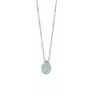 Picture of Diamond pear necklace