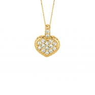 Picture of Diamond heart necklace