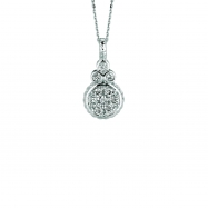 Picture of Diamond round necklace