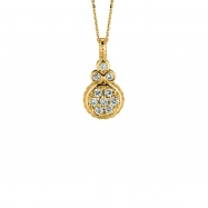 Picture of Diamond round necklace