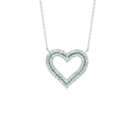 Picture of Diamond heart necklace