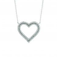 Picture of Diamond heart necklace