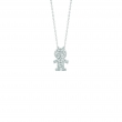 Diamond girl necklace