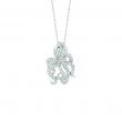 Diamond octopus necklace