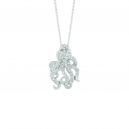 Picture of Diamond octopus necklace