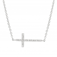 Picture of Diamond cross necklace