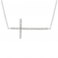 Picture of Diamond cross necklace