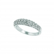 Diamond pave stack ring