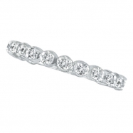 Picture of Diamond Eternity Stackable Ring, 14K Guard Ring