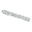 Diamond Eternity Stackable Ring, 14K Guard Ring