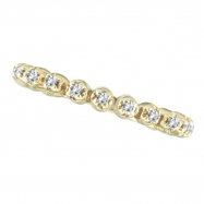 Picture of Diamond Eternity Stackable Ring, 14K Guard Ring