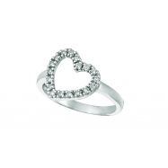 Picture of Diamond Heart Ring