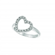 Diamond Heart Ring