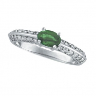 Picture of Emerald and Diamond Ring