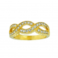 Picture of Diamond twisted ring