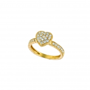 Picture of Diamond heart ring