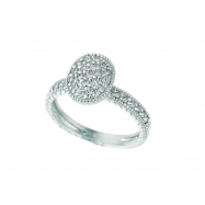 Picture of Diamond oval ring