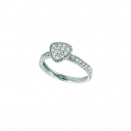 Picture of Diamond triangular shape ring