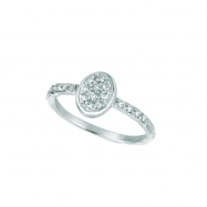 Picture of Diamond oval ring