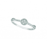 Picture of Diamond round & marquise shape ring