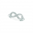 Diamond infinity ring