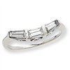 14k White Gold AAA Diamond wedding band