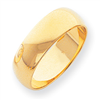 14k 7mm Comfort-Fit Band ring