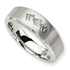 14k White Gold AA Diamond men