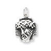 Sterling Silver Antiqued Ecce Homo Medal