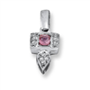 14KW Family Jewelry Diamond Semi-Set Pendant