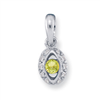 14KW Family Jewelry Diamond Semi-Set Pendant