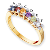 14KY Family Jewelry Diamond Semi-Set Ring