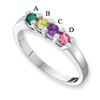 14KW Family Jewelry Diamond Semi-Set Ring