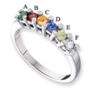 14KW Family Jewelry Diamond Semi-Set Ring