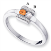 14KW Family Jewelry Diamond Semi-Set Ring