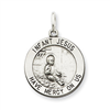 Sterling Silver Antiqued Infant Jesus Medal