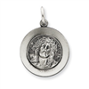 Sterling Silver Antiqued Ecce Homo Medal