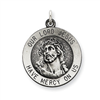 Sterling Silver Antiqued Ecce Homo Medal