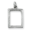 Sterling Silver Picture Frame Charm