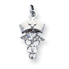 Sterling Silver Nurse Symbol Charm