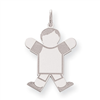 Sterling Silver Kid Charm