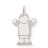 Sterling Silver Kid Charm