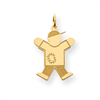 Gold-plated Sterling SilverKid Charm