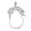 Sterling Silver Memories Charm Holder