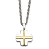 Stainless Steel IPG 24k Plating Cross 22in Necklace chain