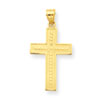 10k Cross Pendant