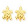 14k Turtle Post Earrings