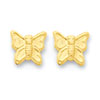 14k Butterfly Post Earrings