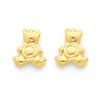 14k Teddy Bear Post Earrings