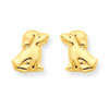 14k Dog Post Earrings